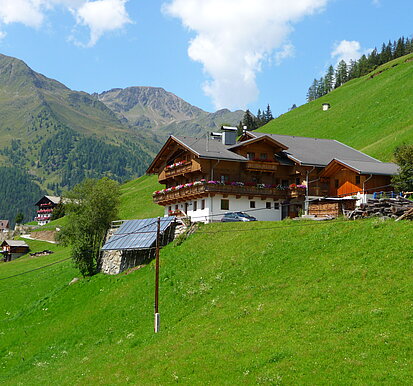 Gutwenger apartment building in summer
